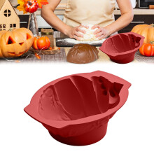 Moule à gâteau en silicone en forme de cœur pour Halloween