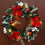 Guirlanda de Natal com LED – Dourada/Prateada/Vermelha, 25/30/40cm 1