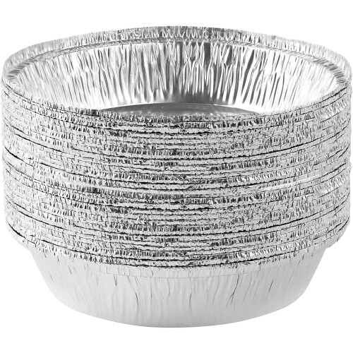 7-Zoll-Einweg-Aluminium-Kuchenform (20er-Packung)