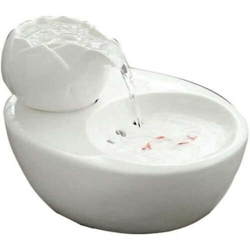 Κεραμικός Διανομέας Νερού για Γάτες - Lotus Vertical Drinking Fountain for Cats