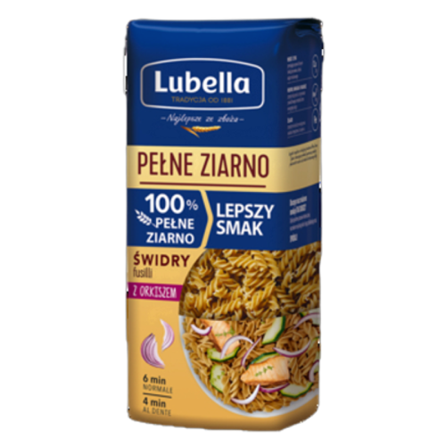 Lubella fuldkornspasta med spelt 400 g