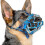 (4, White Blue) Dog Muzzle, Silicone Basket Muzzle For Small Medium Large Dogs, Soft Cage Muzzle Prevent Biting Chewing, Allow Drinking Panting 1