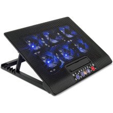 Ψύκτης Laptop για Laptop 12-17 ιντσών, Ψύκτης Laptop με 5 ρυθμιζόμενες ρυθμίσεις