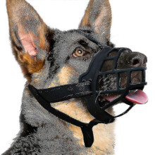 (5, Black) Dog Muzzle, Silicone Basket Muzzle For Small Medium Large Dogs, Soft Cage Muzzle Prevent Biting Chewing, Allow Drinking Panting