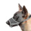 (XL, Gray) Dog Muzzle, Soft Nylon Anti-dropping Muzzle, Air Mesh Breathable Drinkable Dog Muzzle With Adjustable Loop 1