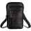 Ανδρική τσάντα ώμου Messenger, 21*13*1cm, δερμάτινη τσάντα ώμου Vintage, μαύρη 1