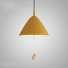 Suspension parapluie jaune 27 cm pour chambre d'enfant, aluminium moderne, salon et salle Ă manger