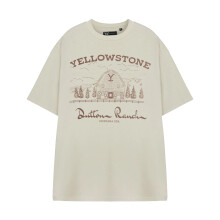 Yellowstone Mens Barn Short-Sleeved T-Shirt