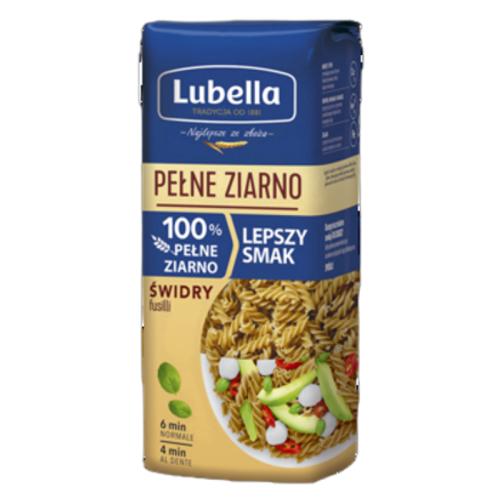 Lubella fuldkornspastaspiraler 400 g