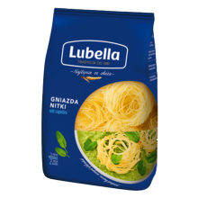 Lubella Nidi Capellini Makaron Gniazda nitki 400 g