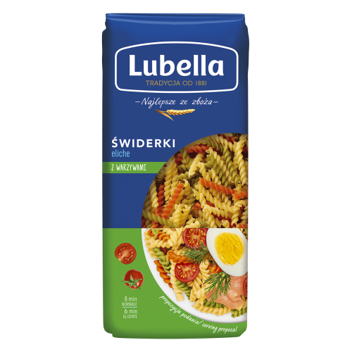 Lubella Spiralpasta med grøntsager 400 g