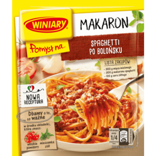 Winiary Idé til... Spaghetti Bolognese 44 g