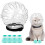(Large) Adjustable Breathable Cat Helmet, Anti-Bite Muzzle, and 4 Silicone Paw Covers for Kittens 1