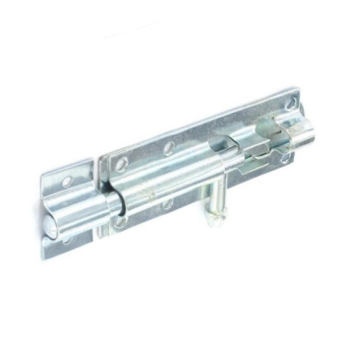 (100mm, Chrome) Securit Zinc Plated Tower Bolt