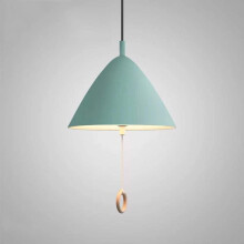 Suspension parapluie bleue de 33 cm pour chambre d'enfant, style moderne en aluminium, salon et salle Ă manger.