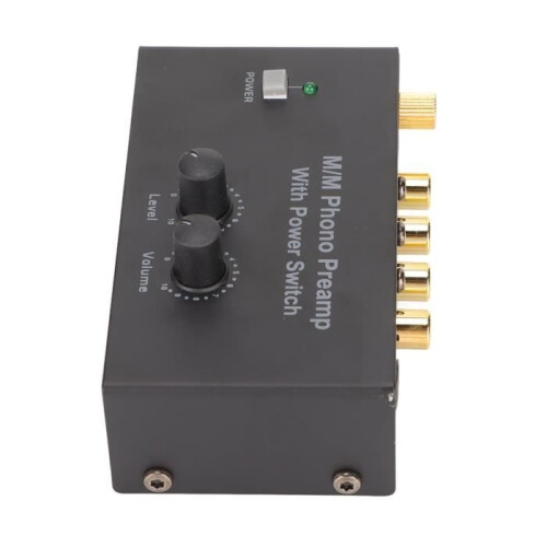Προενισχυτής Phono - SONEW - PP500P - Διπλό κέρδος - Προσαρμογέας 12V DC