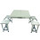 Portable Aluminium Camping Table & Chairs Set 8