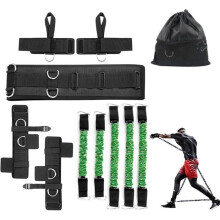 Boxing resistance band set, rubber expanders, fitness bands for gym and home (68 kg, 90.7