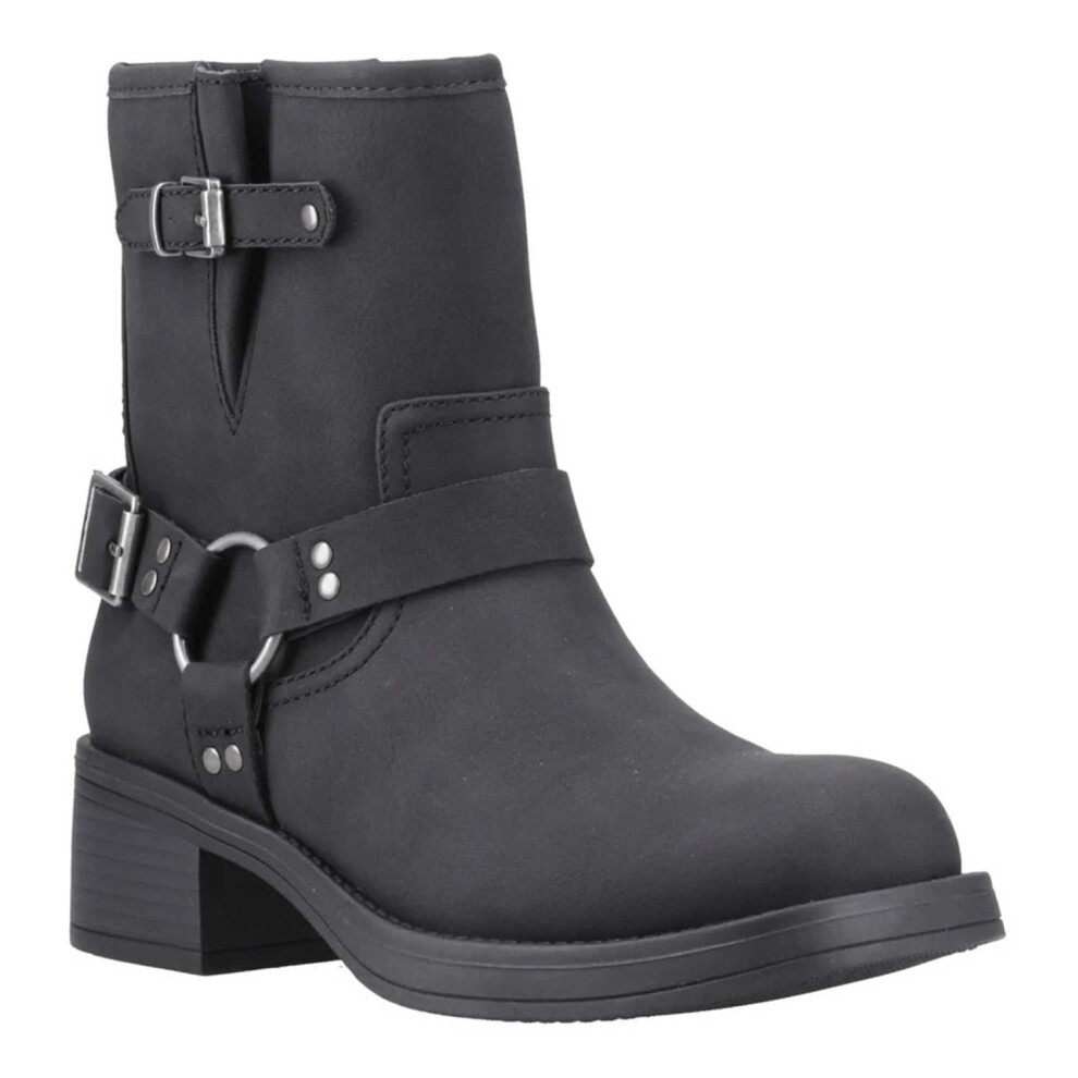 Rocket Dog (5 Uk, Black) Womens/Ladies Nino Mid Cut Biker Boots