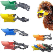 Dog Muzzle Silicone Duck Muzzle Mask for Pet Dogs Anti Bite Stop Barking Small Large Dog Mouth Muzzles Pet Dog Accessories 25-26