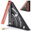 Carpenter's square rule, metal and aluminum, folding triangle, combination square rule, multi-functional, 317mm 1