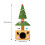 Living And Home 2-in-1 Christmas-Tree-Shaped Cat Tree with Scratcher & Condo 6