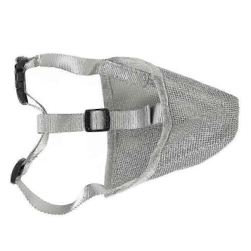Breathable Adjustable Dog Muzzle for Outdoor Training Size L Prevent Biting Chewing