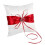 Ring pillow - HEN - Red - Polyester and satin fabric - Artificial diamonds 1