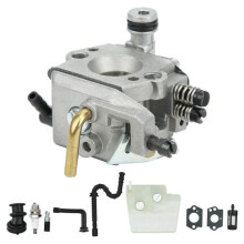 Ashata Chainsaw Part Kit Carburetor Filter Intake Tube Suitable for Stihl 024 026 MS260 Accessory Part