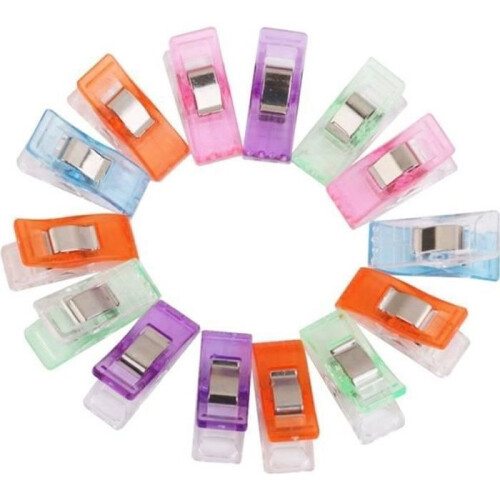 100pcs Sewing Clips Binding Clips (Mixed Colour)