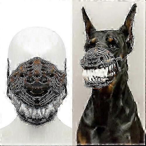 (30cm) 2025 Dog Muzzle Soft Funny Mask Muzzles For Dog For Halloween