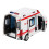 Alloy Ambulance Toy - LED - Pull Friction - White 1