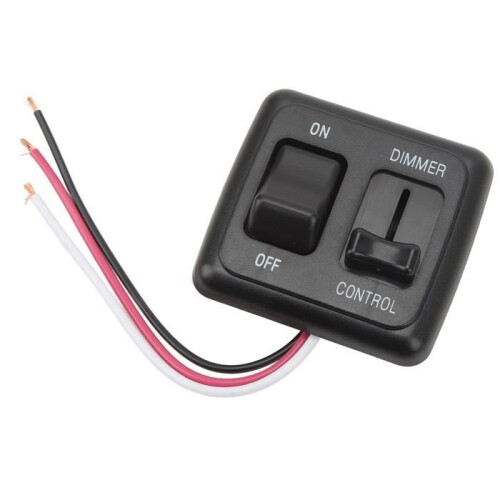 Dimmer switch - SALUTUYA - 12V - Compatible with LED and halogen bulbs - Easy installation - Compact
