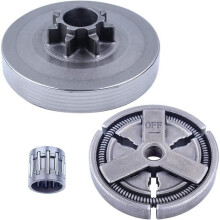 .325 7T Clutch Drum Kit with Needle Bearing for 4500 5200 5800 45cc 52cc 58cc Chainsaw Parts