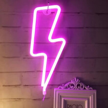 Neon Night Light, LED Lighting Sign Decor Light, Decorative Wall Light, For Bedroom, Wall, Home, Bar