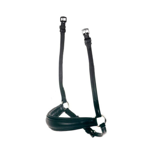 (Full, Black) Collegiate Leather Mono Crown Drop Noseband