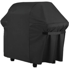 420D Oxford Fabric Barbecue Cover, BBQ Protective Tarp, Grill Cover, UV/Water/Humidity Resistant (147x