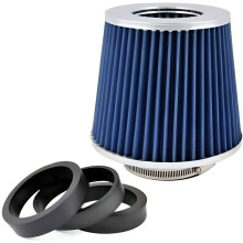 Air Filter Kit, Dynamic Direct Intake, Sport Air Intake, Universal Blue, for Audi, Mercedes, and BMW Cars