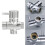 3-Way T-Adapter Diverter Valve for Shower Head Handheld Shower Head 1