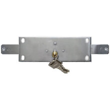 Metal curtain lock with 2 drives + 3 keys