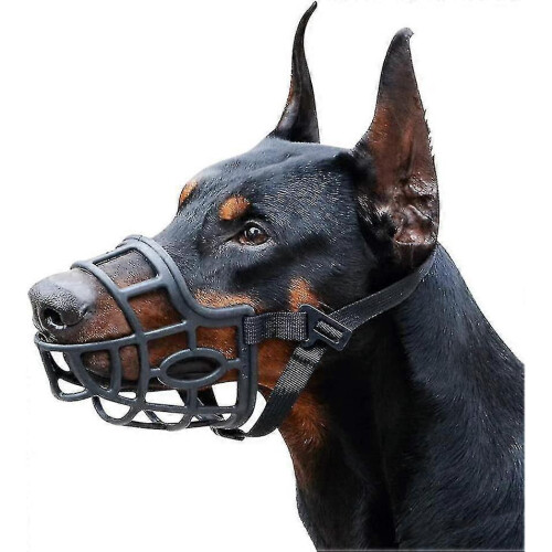 Breathable Basket Muzzles for Large Dogs,size:l