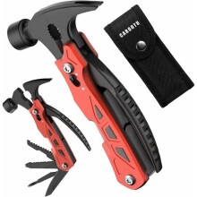 12-in-3 Multi-Tool: Pliers, Hammer, and Pocket Multi-Tool with Screwdriver and Bottle Opener for PZCC