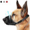 (XL, Black) Dog Muzzle, Soft Nylon Anti-dropping Muzzle, Air Mesh Breathable Drinkable Dog Muzzle With Adjustable Loop 1