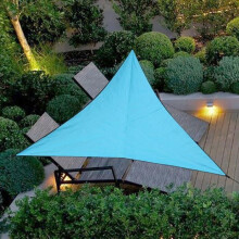 CR Triangular Shade Sail 4 x 4 x 4 Meters for Garden Terrace