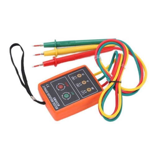 OMABETA Phase Sequence Counter - Model SM852B - Three-Phase Rotation Tester - Fast and Accurate Measurement