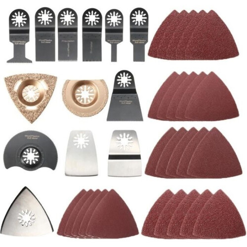 38-Piece Multi-Function Oscillating Saw Blade Set for Dremel and Makita