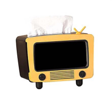 Multifunctional Creative Tissue Box Holder with Cell Phone Slot, Home Decor Tissue Holder