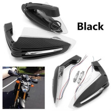 Handguards, Windproof Guards, LED Turn Signal DRL, Motorcycle Handlebar Grips