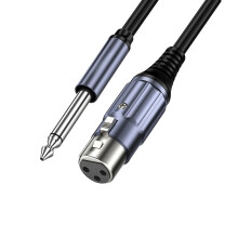 Professionele 6.35Mm 1/4Inch Male Naar XLR Vrouwelijke-5m
