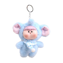 Knuffeldier sleutelhanger voor tieners Mooie pop hanger-A